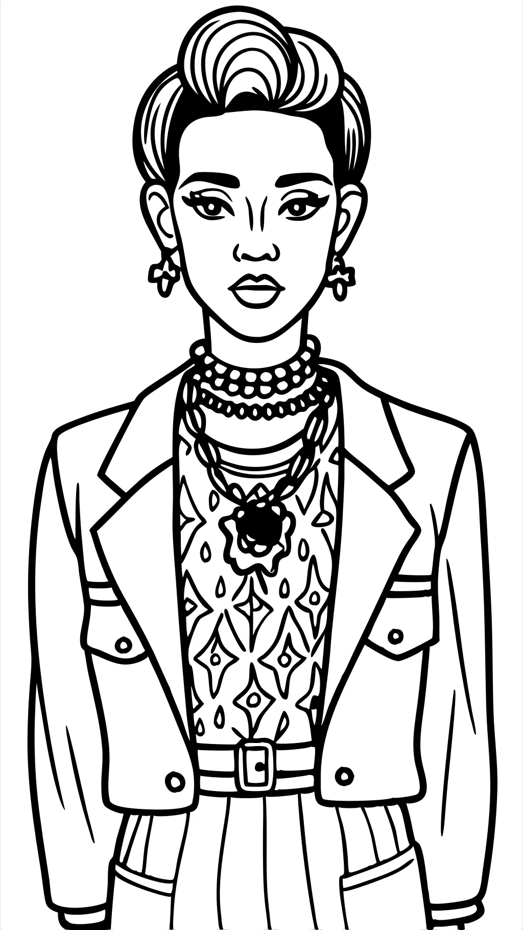 fashion coloring pages for adults